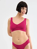 Podprsenka sloggi ZERO Feel 2.0 Bralette červená Berry - SLOGGI