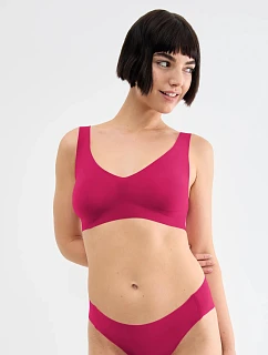 Podprsenka sloggi ZERO Feel 2.0 Bralette červená Berry - SLOGGI