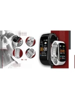 GIEWONT Smartwatch Black and White 2 Stripes GW200-2 GIEWONT Smartwatch Black and White 2 Stripes GW200-2