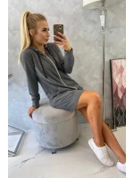 Mikina s kapucí graphite melange