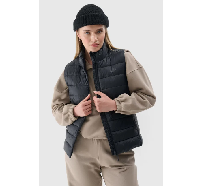 Dámský péřový s límcem Černý model 21674882 - 4F