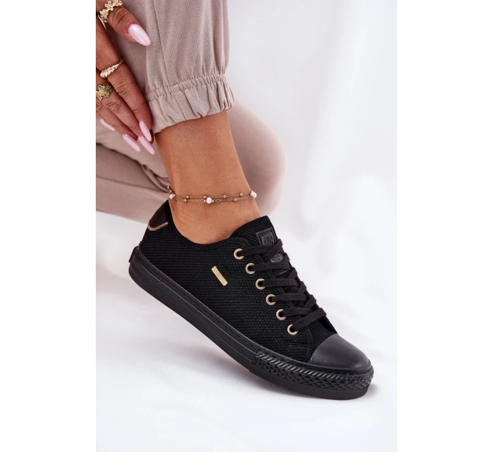 Dámské Textilní Tenisky Big Star RR274765 Černé Dámské Textilní Tenisky Big Star RR274765 Černé