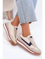 Sportovní Boty Tenisky Dámské Béžové model 21702033 - EVENTO Sportovní Boty Tenisky Dámské Béžové model 21702033 - EVENTO