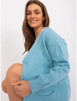 Sweter AT SW model 18884808 jasny niebieski - FPrice