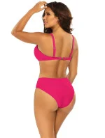 Dámské dvoudílné plavky Fashion 27 S940SV1-2d tm.růžové- Self Dámské dvoudílné plavky Fashion 27 S940SV1-2d tm.růžové- Self