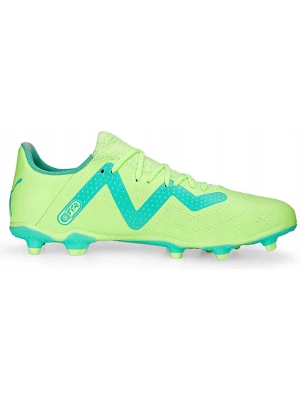 Pánské fotbalové kopačky FG/AG model 19433813 03 Neon zelená s modrou - Puma Pánské fotbalové kopačky FG/AG model 19433813 03 Neon zelená s modrou - Puma