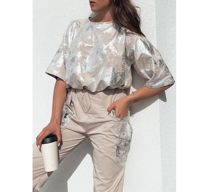 FashionStreet béžový dámský set BIRWEETS AY1048