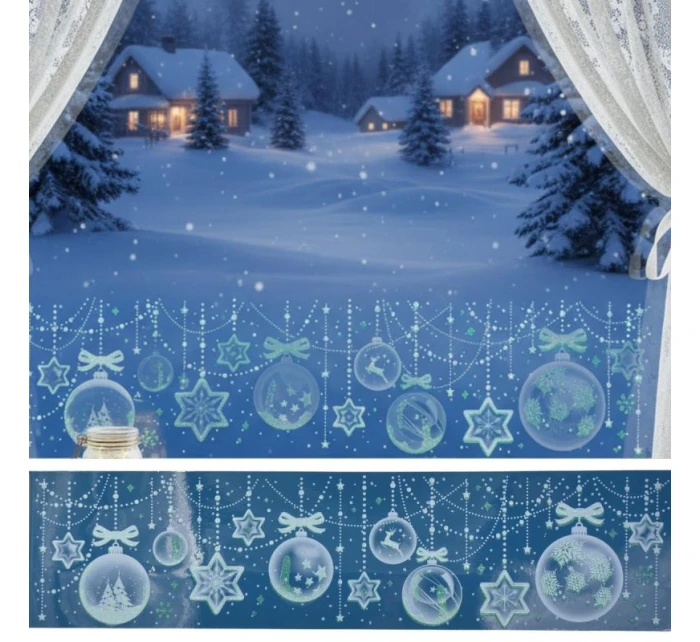 Samolepka na okno 64x15 CM Samolepka na okno 64x15 CM