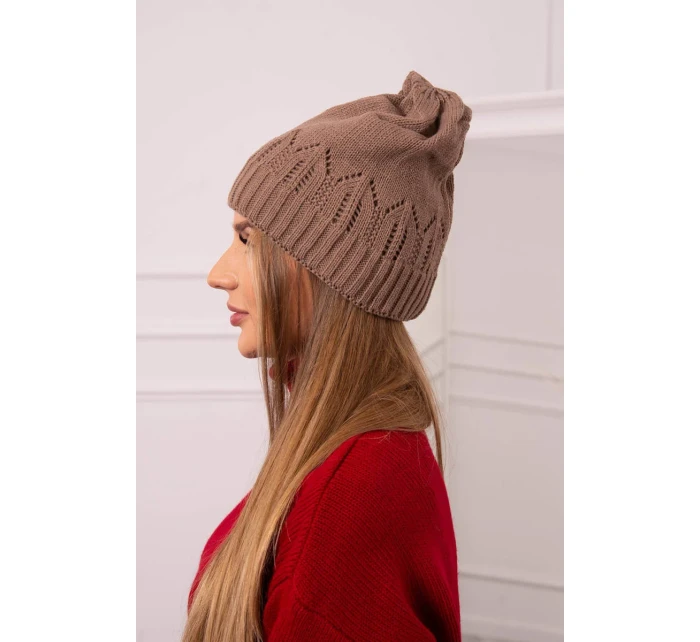 Dámská čepice Irmina K333 mocca Dámská čepice Irmina K333 mocca