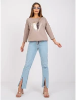 Halenka RV BZ 0224.42 tmavě lila Halenka RV BZ 0224.42 tmavě lila