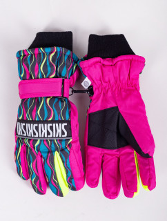 Dětské zimní lyžařské rukavice Yoclub REN-0243G-A150 Multicolour