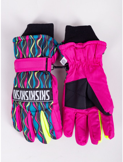 Dětské zimní lyžařské rukavice model 17958012 Multicolour - Yoclub