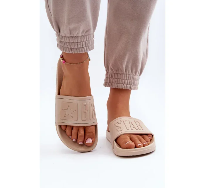 Dámské pantofle Big Star Beige Dámské pantofle Big Star Beige