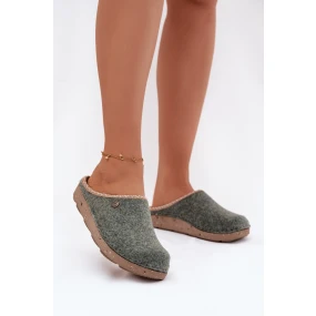 Dámské domácí pantofle – zelené Inblu