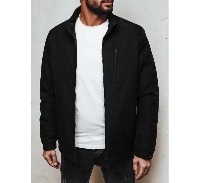 Pánská přechodná bunda černá model 21982960 - Dstreet Pánská přechodná bunda černá model 21982960 - Dstreet
