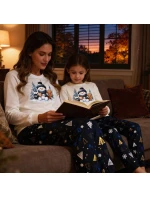 Pyžamo Cornette 721/427 Snowy Day long/r Christmas S-2XL dámské