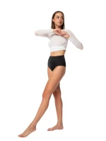 Dámské kalhotky Amber brasil maxi black - JULIMEX