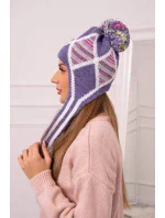 Dámská klapka na uši Eunika K322 fialová