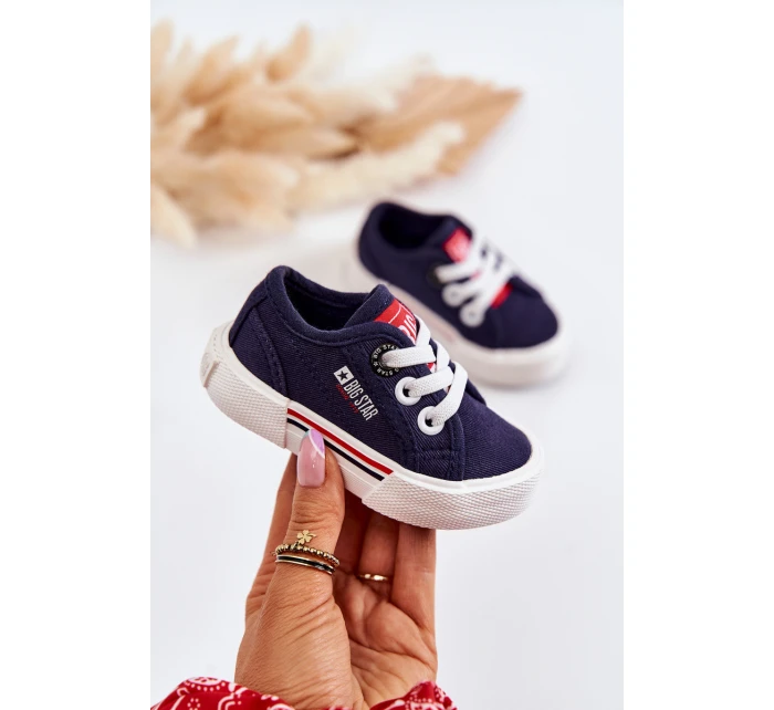 Dětské nízké tenisky Big Star model 21576997 Námořnická modrá - Big Star Shoes Dětské nízké tenisky Big Star model 21576997 Námořnická modrá - Big Star Shoes