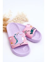 Dětský Dinosaurus T-Rex Slides fialove Bernis Dětský Dinosaurus T-Rex Slides fialove Bernis