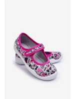 Dětské baleríny Befado 114X521 šedá-růžová