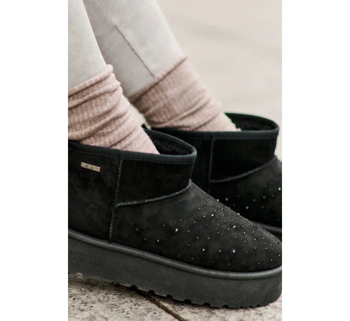 Sněhule se zdobením na platformě Big Star model 21676183 černé - Big Star Shoes