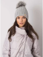 Dámská čepice.17 šedá Dámská čepice.17 šedá