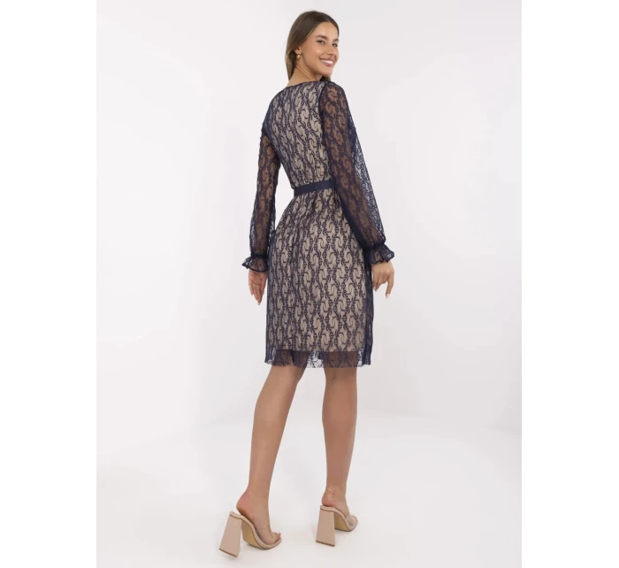 Šaty LK SK model 20975943 tmavě modré - FPrice