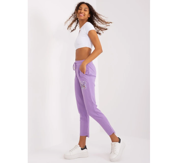 Tepláky RV DR 8835.10 fialová