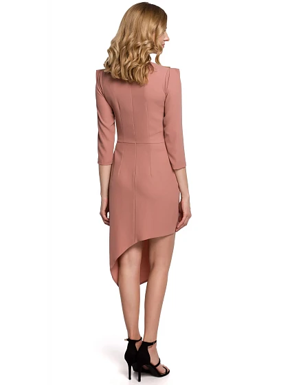 Dámské šaty model 18427309 růžová - Makover Dámské šaty model 18427309 růžová - Makover