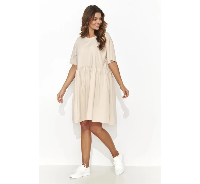 Denní šaty model 21149201 béžové - Numinou