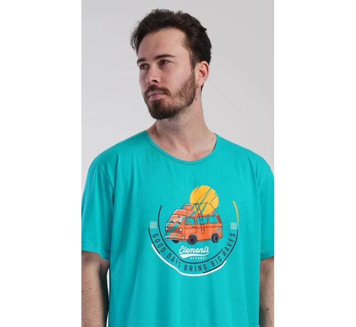 Pánská noční košile s krátkým rukávem Adventure Pánská noční košile s krátkým rukávem Adventure