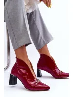 Boty na podpatku model 183996 Step in style Boty na podpatku model 183996 Step in style