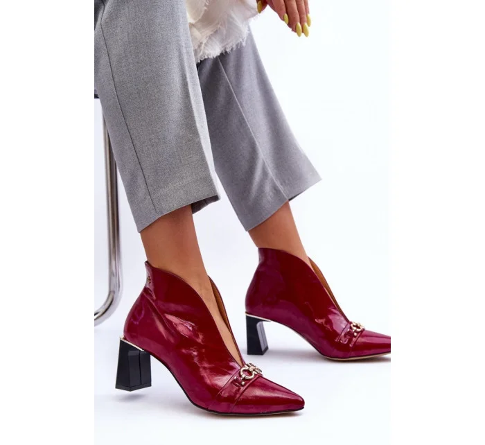 Boty na podpatku model 183996 Step in style Boty na podpatku model 183996 Step in style