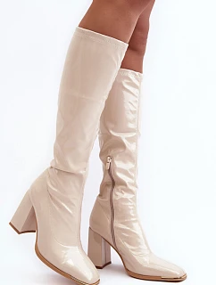 Kozačky na podpatku  model 230955 Step in style