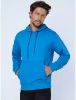 Pánská mikina s kapucí modrá FashionStreet BX5024