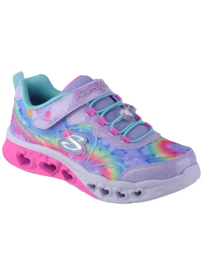 Skechers Flutter Heart Lights - Groovy Swirl 303253L-LVAQ Pink 30 Skechers Flutter Heart Lights - Groovy Swirl 303253L-LVAQ Pink 30
