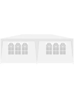 ZAHRADNÍ CATERINGOVÝ STAN PE 6x3M + 6 STĚN BÍLÝ