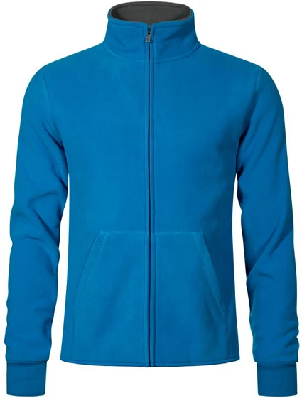 Promodoro 7971 Pánská dvojitá fleecová bunda 40.7971 turquoise/light grey Promodoro 7971 Pánská dvojitá fleecová bunda 40.7971 turquoise/light grey