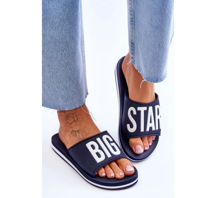 Dámské pantofle Big Star Classic model 21619359 námořnická modrá - Big Star Shoes