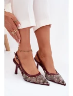 Lodičky s bordové model 21788305 - Boto Lodičky s bordové model 21788305 - Boto