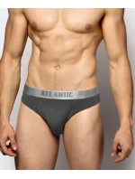 Pánské slipy z model 19960908 bavlny 2Pack tmavě šedé - Atlantic