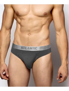 Pánské slipy z model 19960908 bavlny 2Pack tmavě šedé - Atlantic