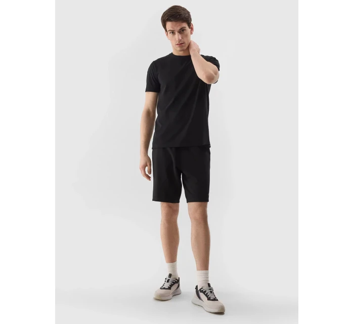 Pánské teplákové kraťasy 4F - černé