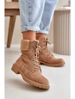 Dámské Zateplené Kotníkové Boty Workery Na Zip Hnědé Mivael Dámské Zateplené Kotníkové Boty Workery Na Zip Hnědé Mivael