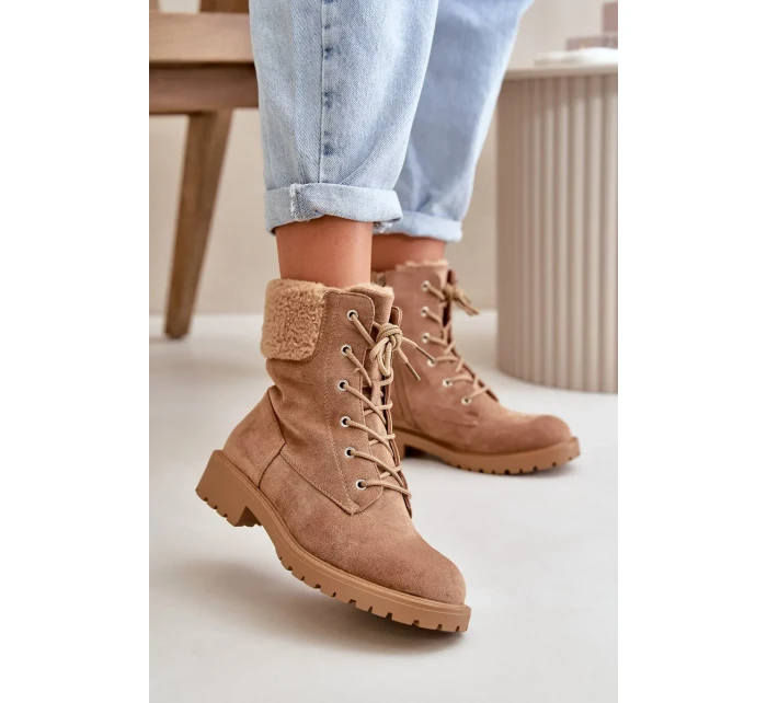 Dámské Zateplené Kotníkové Boty Workery Na Zip Hnědé Mivael Dámské Zateplené Kotníkové Boty Workery Na Zip Hnědé Mivael