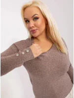 Dámský svetr PM SW PM1020.12P tmavě lila - FPrice