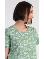 Dámská noční košile s krátkým rukávem model 20207793 - Vienetta Dámská noční košile s krátkým rukávem model 20207793 - Vienetta