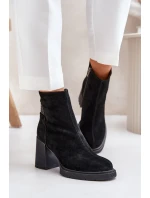 Boty na podpatku model 201684 Step in style Boty na podpatku model 201684 Step in style