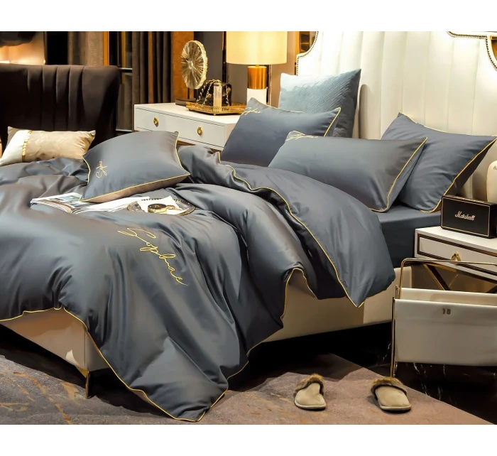 Ložní souprava z mikrovlákna s výšivkou Cotton World FHL-2607 160x200